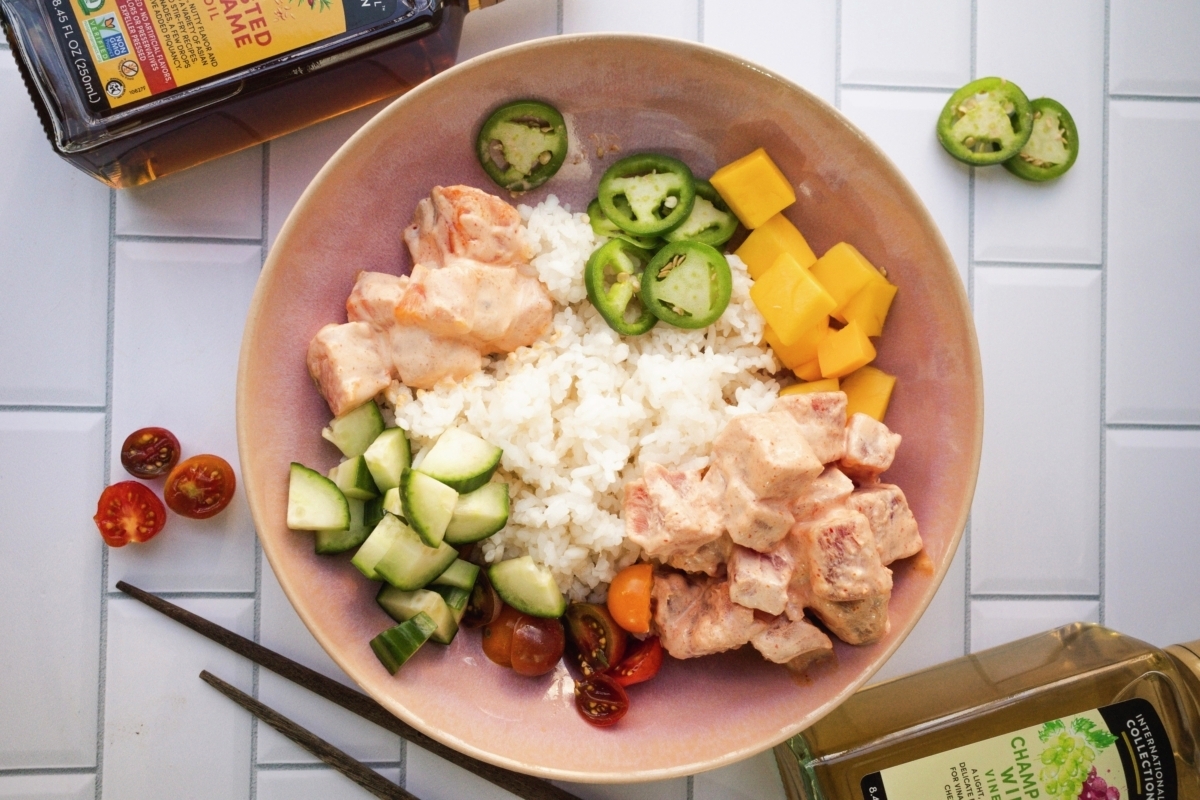 Easy Salmon Poke Bowl