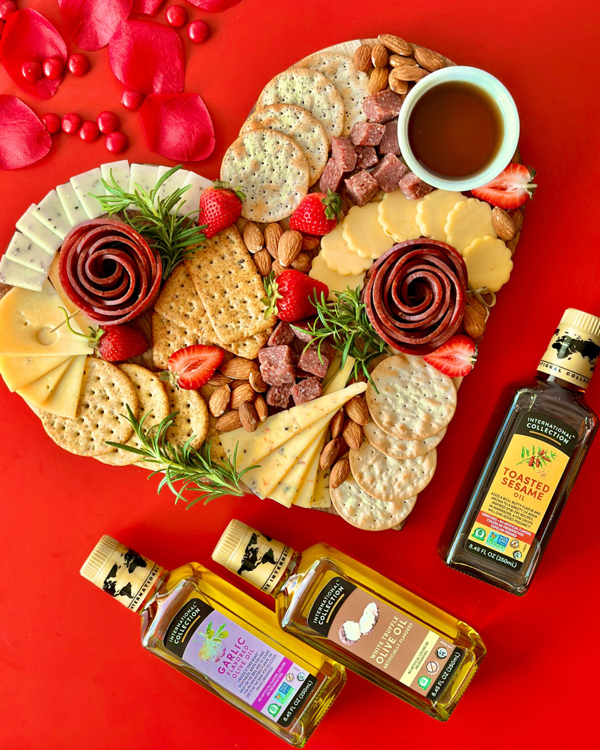 Valentine’s Day Charcuterie Board